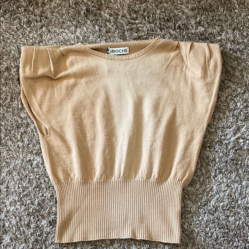 Tan Women's Crop Top